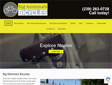 Tablet Screenshot of bigmommasbicycles.com